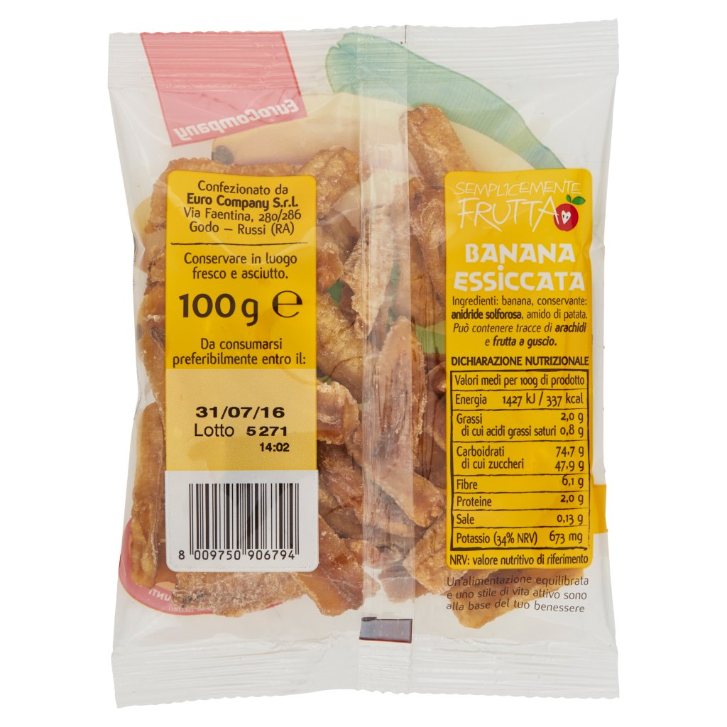 Eurocompany Frutti del Benessere Banana