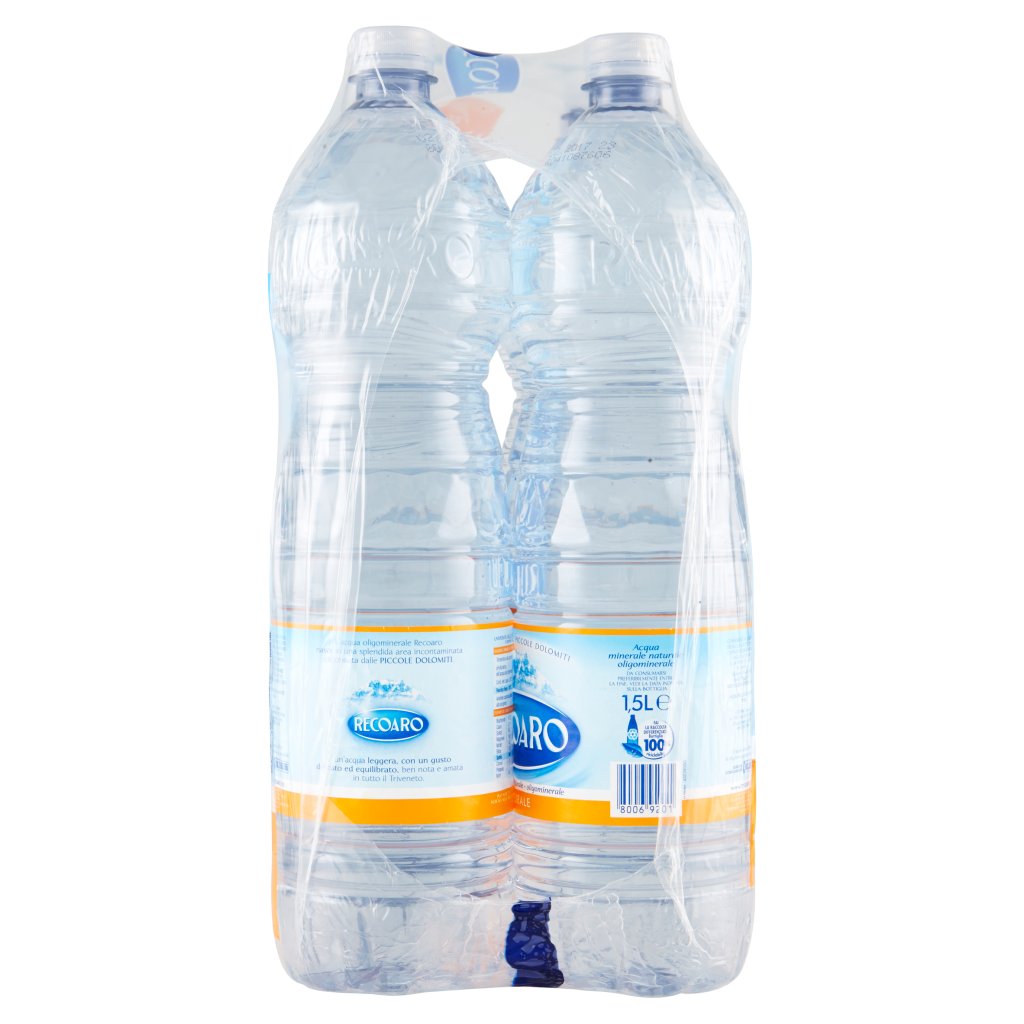 Recoaro Recoaro, Acqua Minerale Naturale, Bottiglia Grande 1,5l x 6