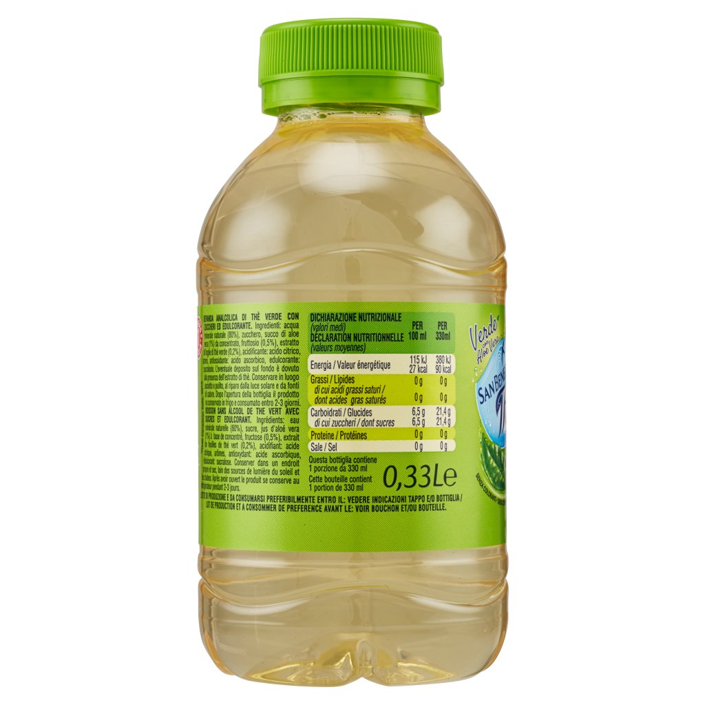 San Benedetto Thè Verde con Aloe Vera 0,33 l