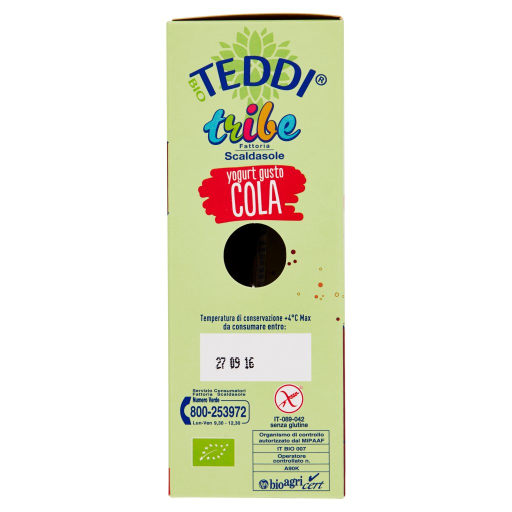 Teddi Bio Tribe Yogurt Gusto Cola 3 x 85 g