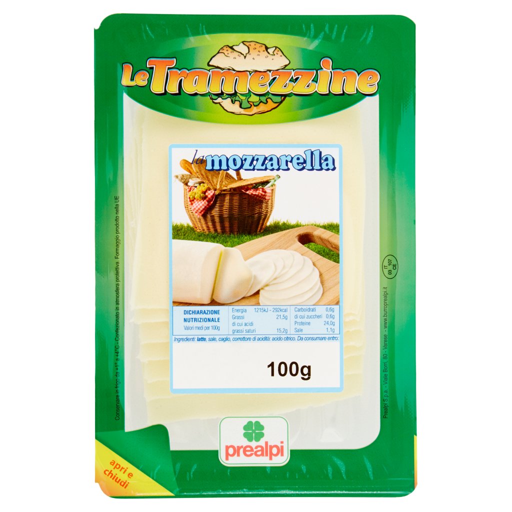 Prealpi Le Tramezzine la Mozzarella