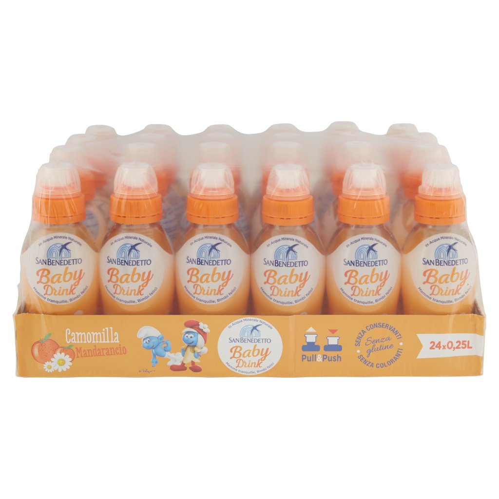 San Benedetto Baby Drink Mandarancio 0,25l Vassoio