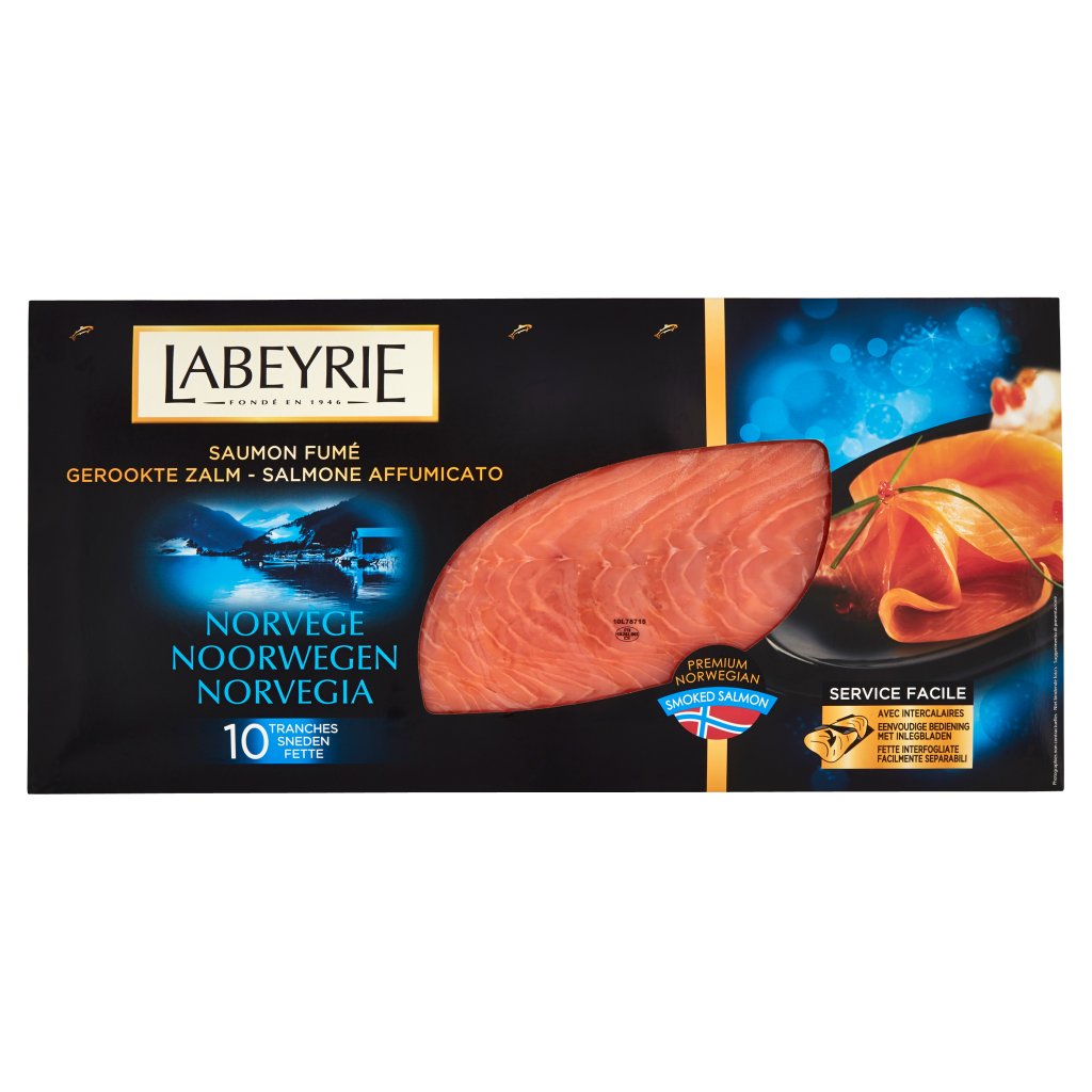 Labeyrie Salmone Affumicato Norvegia 10 Fette