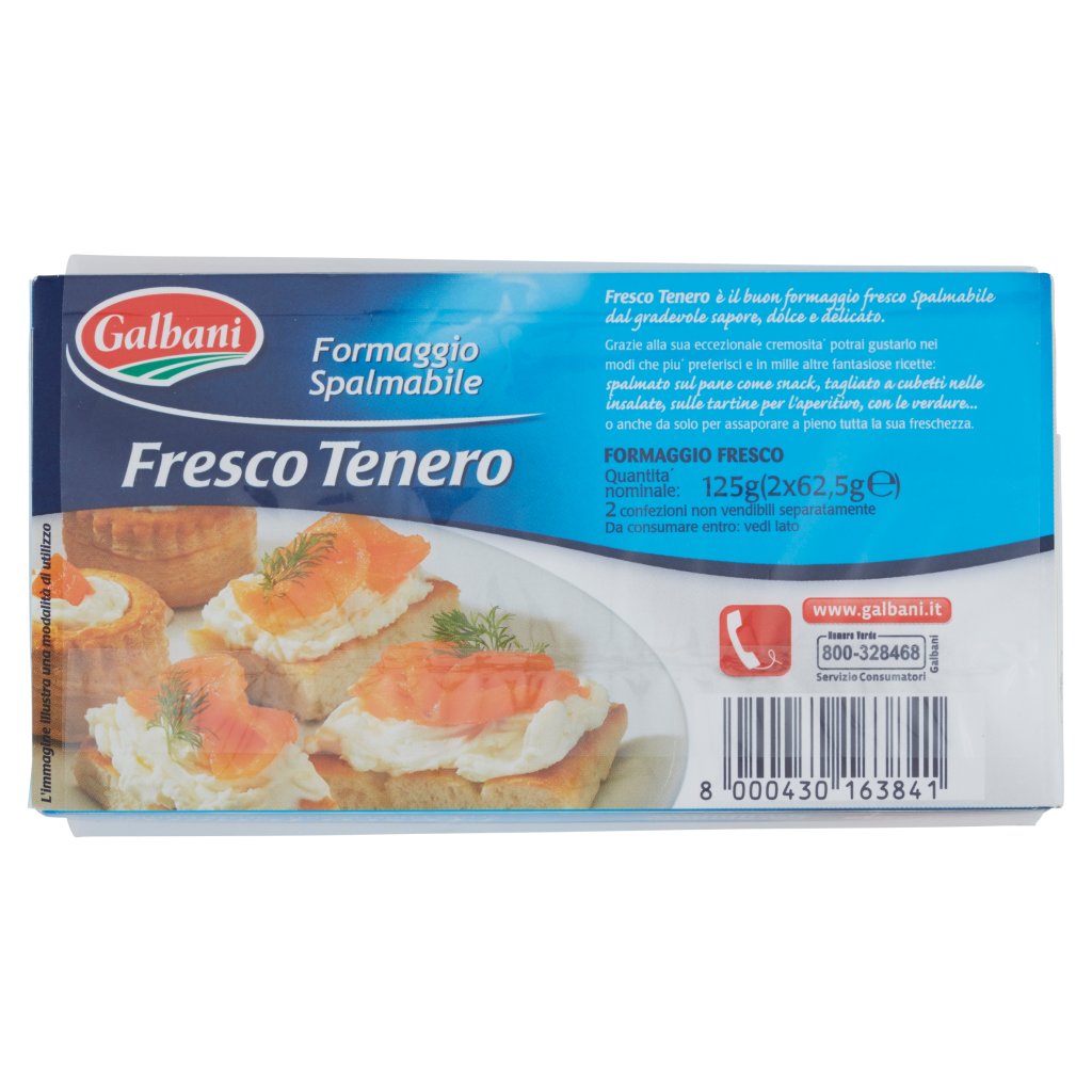 Galbani Fresco Tenero 2 x 62,5 g