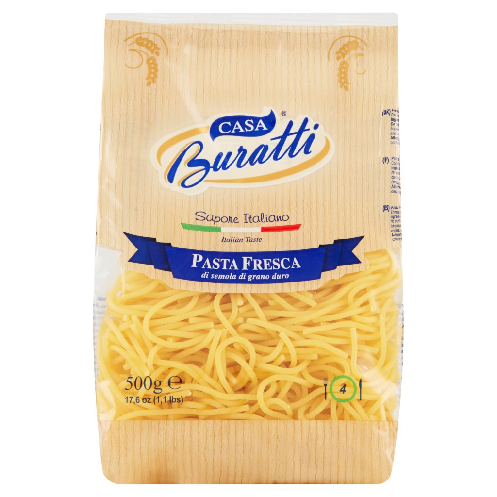 Casa Buratti Pasta Fresca di Semola di Grano Duro Spaghetti