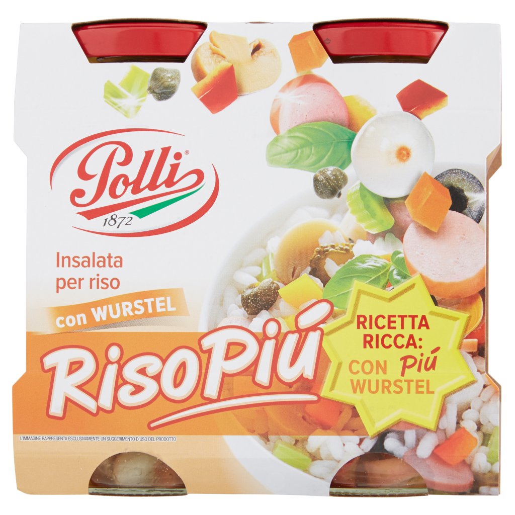 Polli Risopiù con Wurstel Insalata per Riso 2 x 290 g