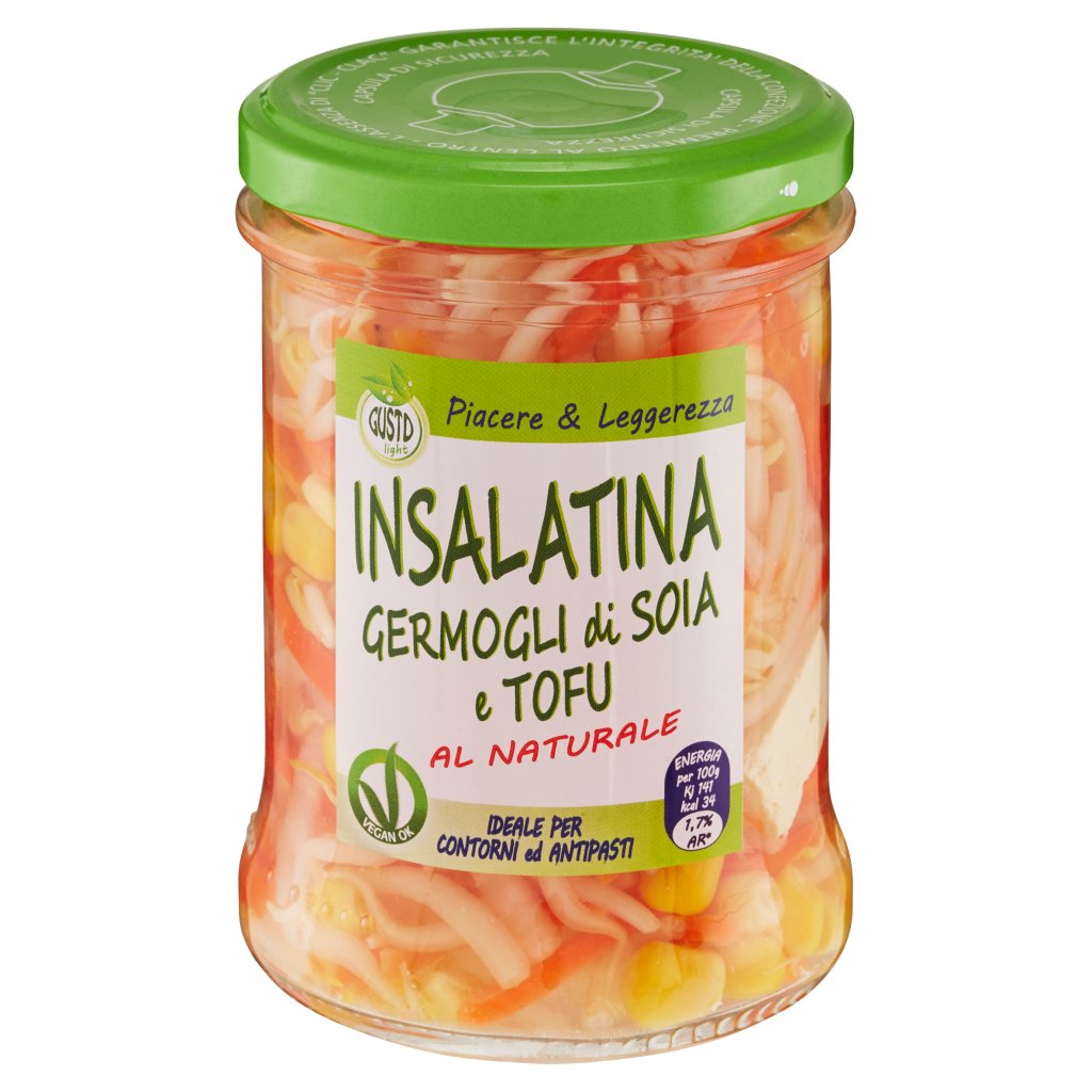 Insalatina Germogli di Soia e Tofu al Naturale