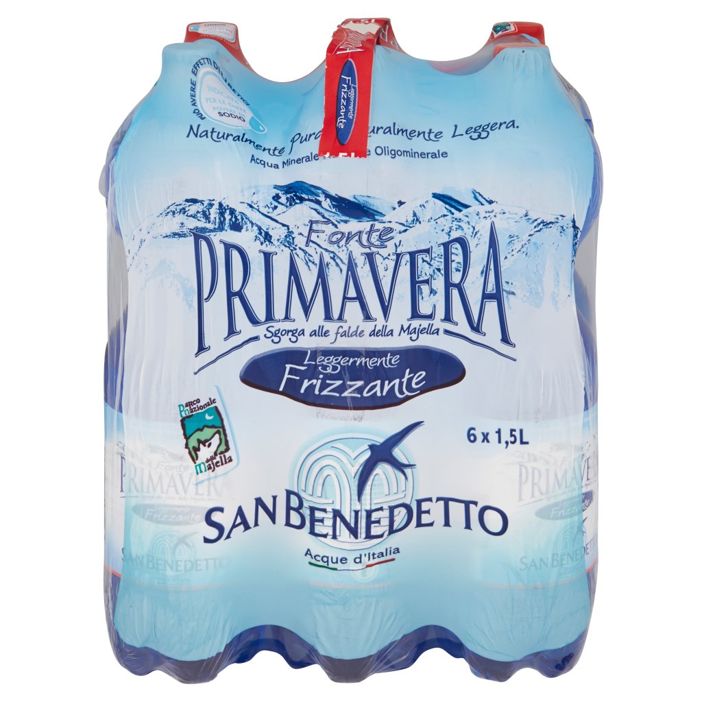 San Benedetto Fonte Primavera Leggermente Frizzante 6x1,5l