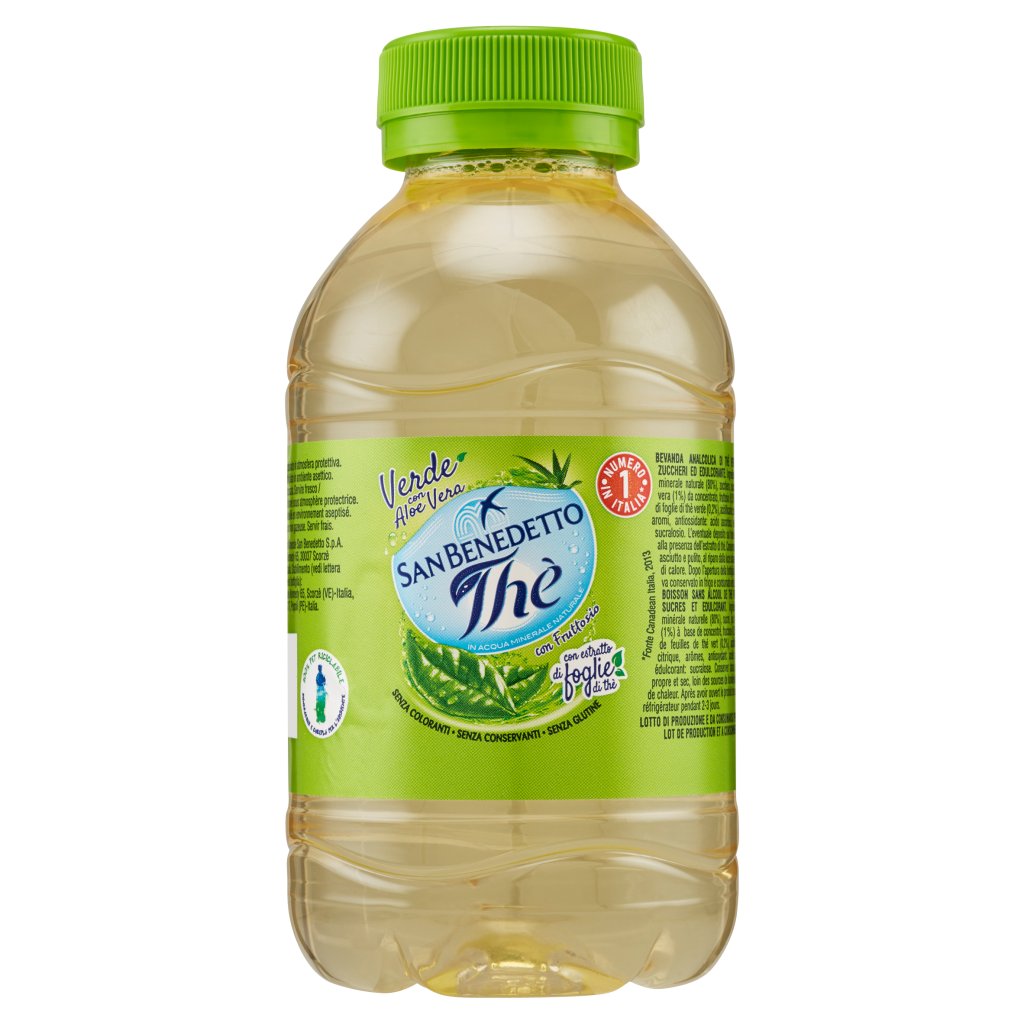 San Benedetto Thè Verde con Aloe Vera 0,33 l