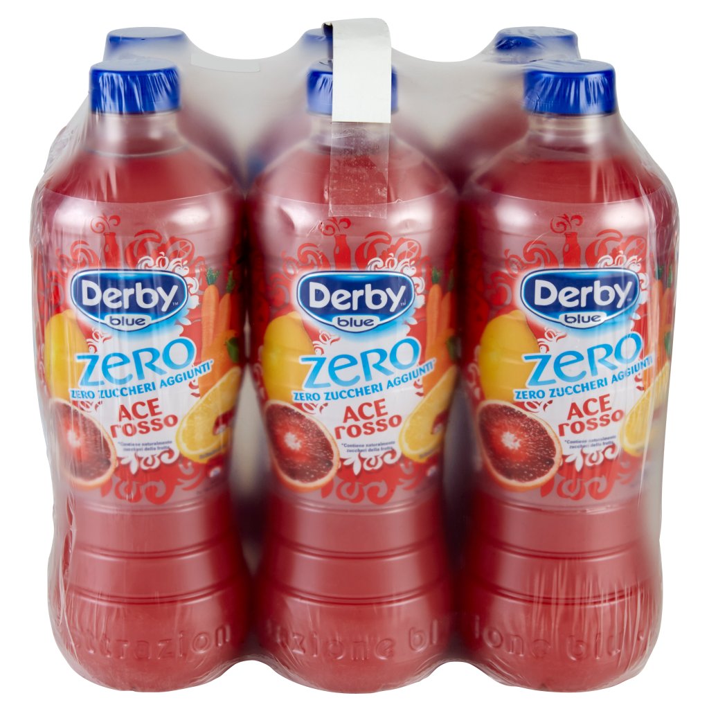 Derby Blue Zero Ace Rosso 6 x 1,5 Litri