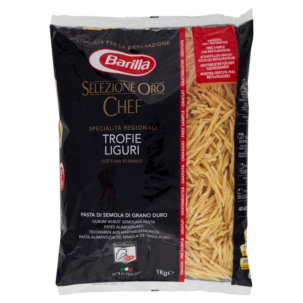 Barilla Selezione Oro Chef Trofie Liguri Omaggio 1 Kg