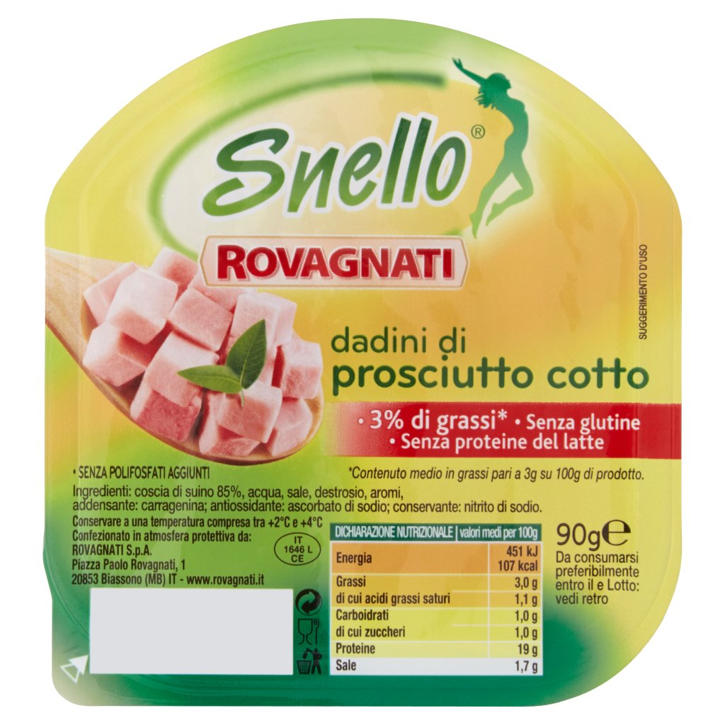 Rovagnati Snello Dadini di Prosciutto Cotto Everli