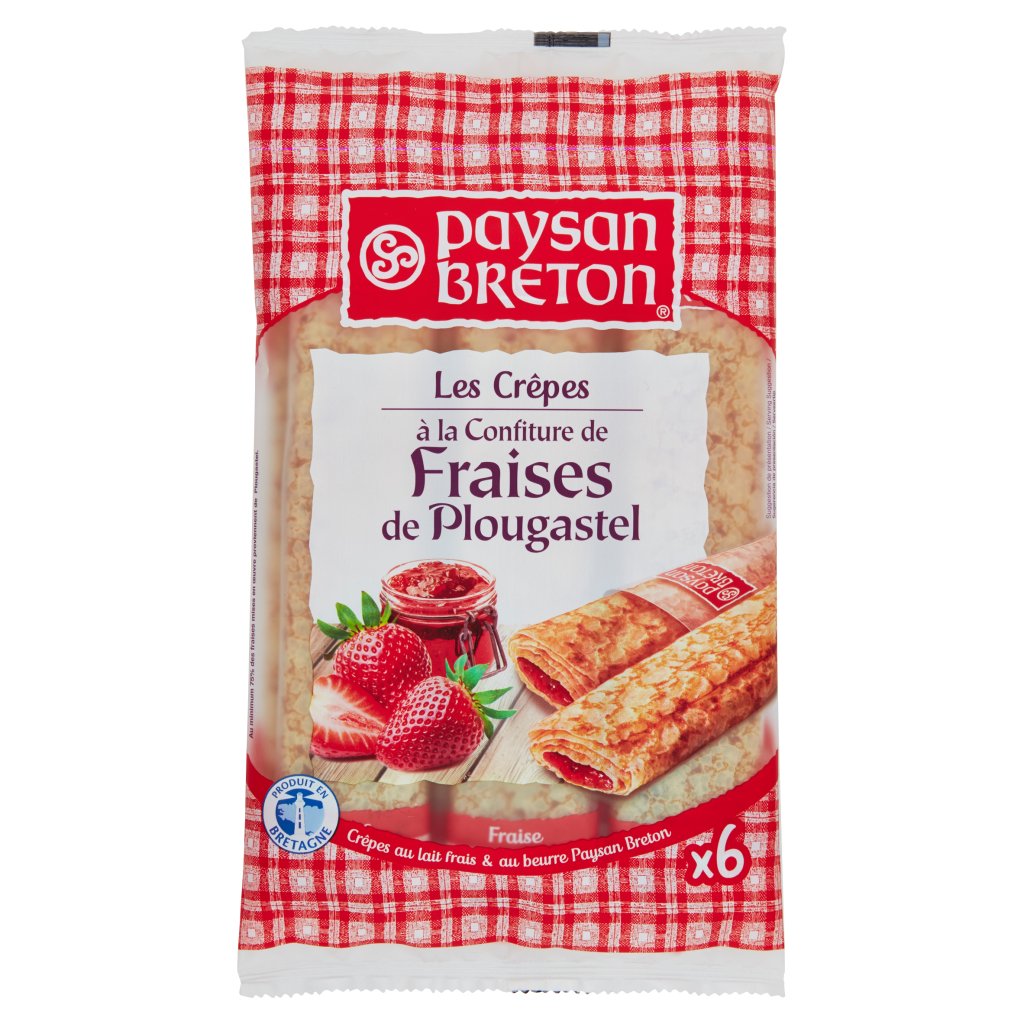 Paysan Breton Crepe Farcita Confettura Fragole (6) r X10