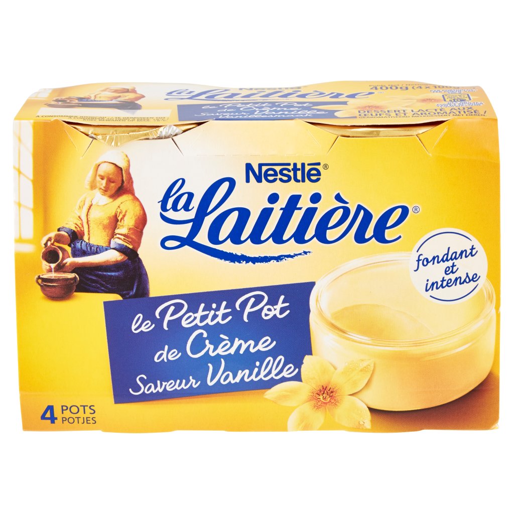 Nestlé La Laitière Crema Vaniglia 4 x 100 g