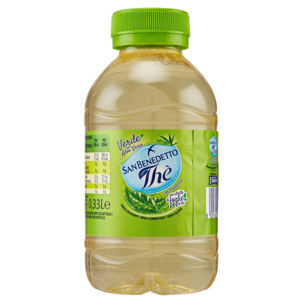 San Benedetto Thè Verde con Aloe Vera 0,33 l