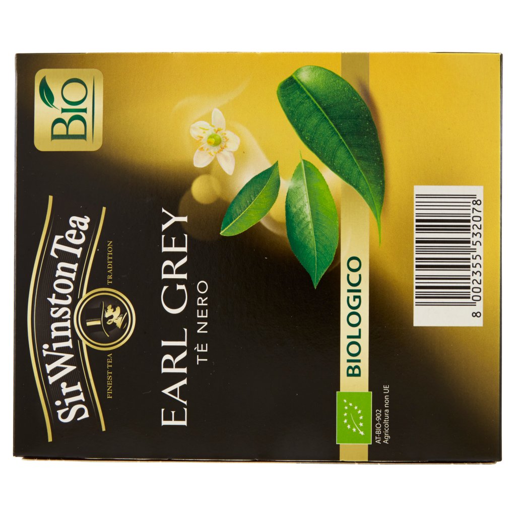 Sir Winston Tea Bio Earl Grey Biologico 40 x 1,75 g