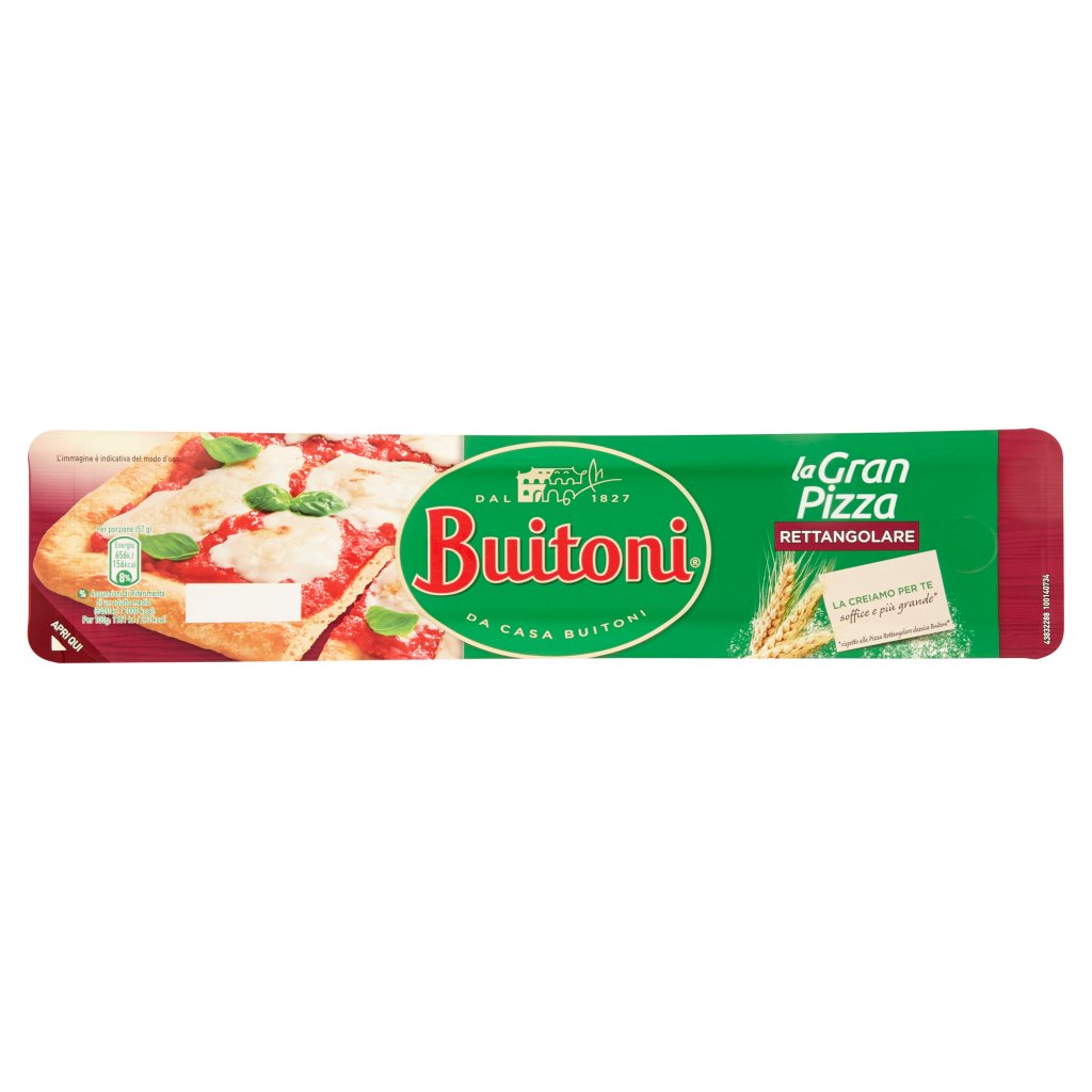 Buitoni Gran Pizza Pasta per Pizza Fresca Stesa Rettangolare Rotolo