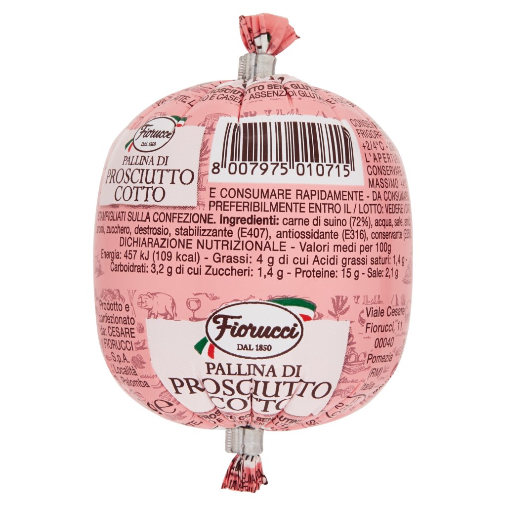 Fiorucci Pallina di Prosciutto Cotto Supermercato24