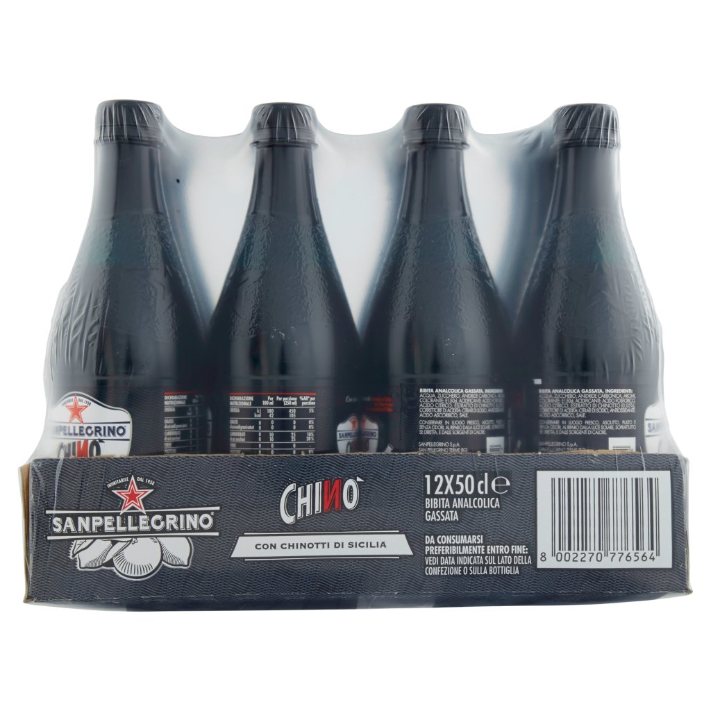 San Pellegrino Bibite Gassate, Chino' 50cl x 12