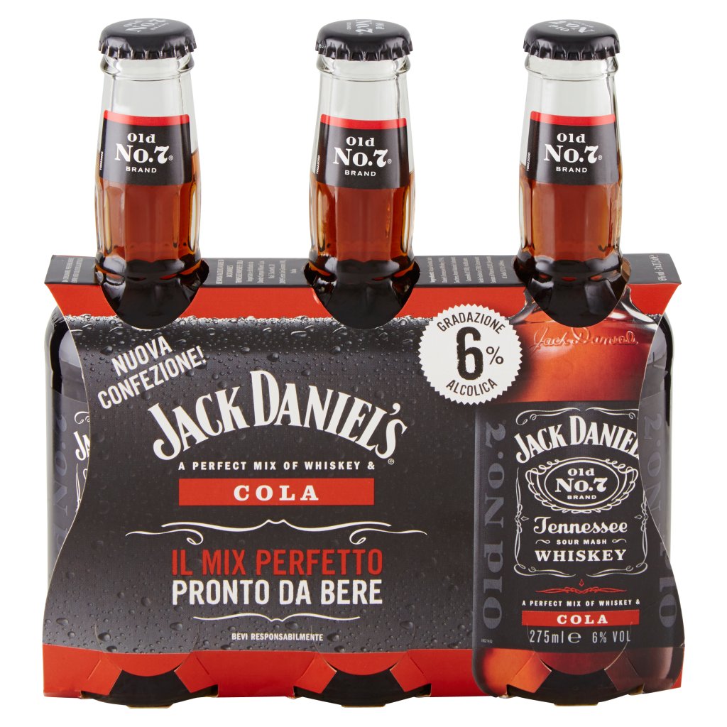 Jack Daniel's & Cola 3 x 27,5cl