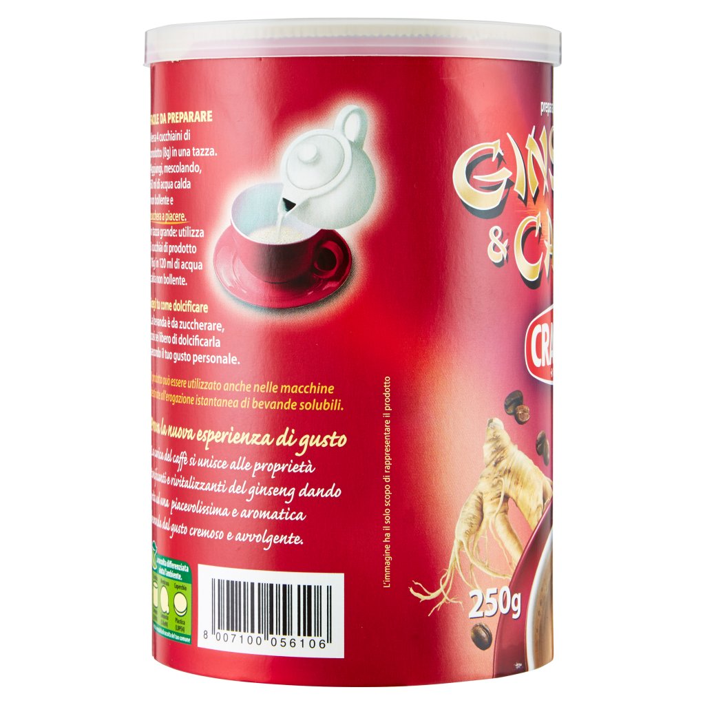 Crastan Preparato per Ginseng & Caffè da Zuccherare