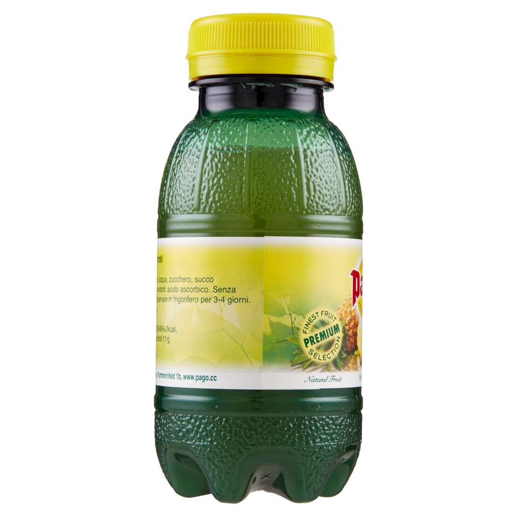 Pago Succo di Frutta, Ananas Nettare, Bottiglia Pet Monodose 20 Cl