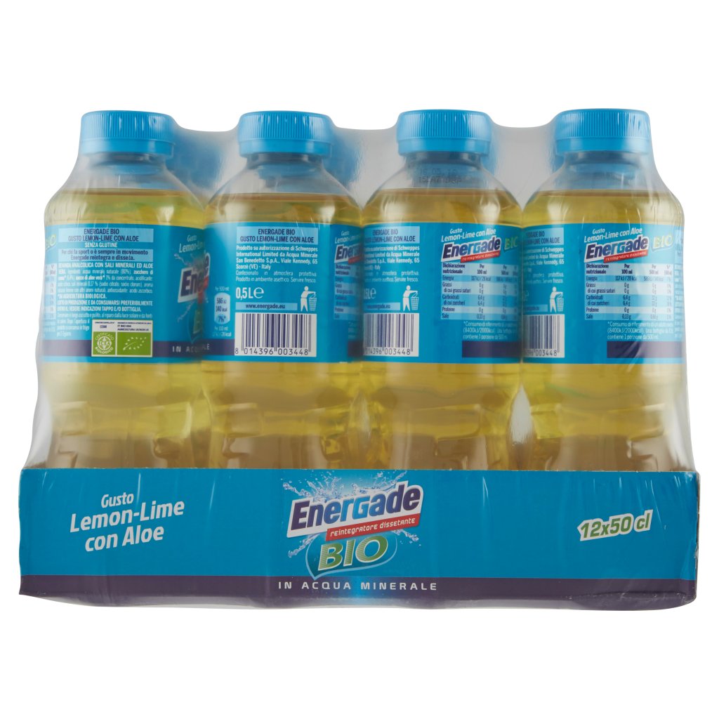 Energade Bio Lemon-lime con Aloe 0,5 l Conf. x 12