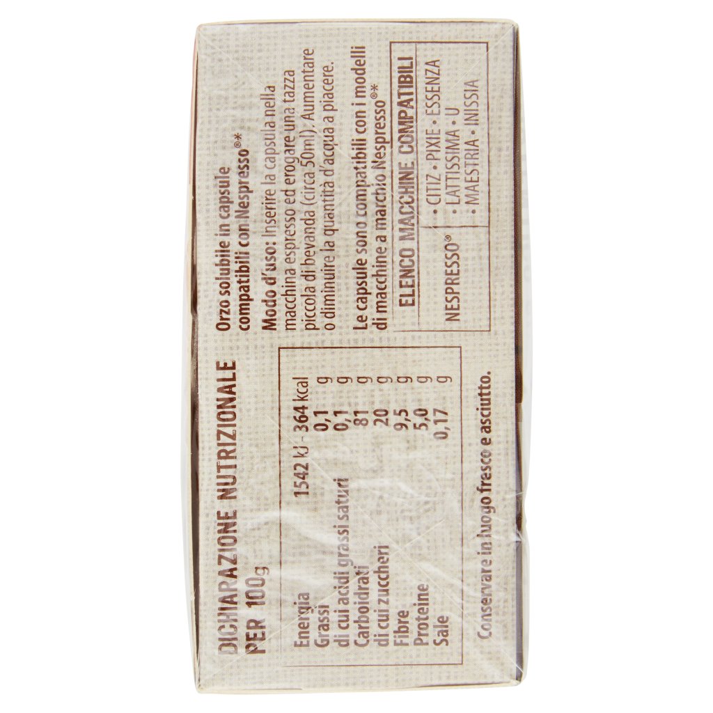 Orzocrem Espresso 10 Capsule