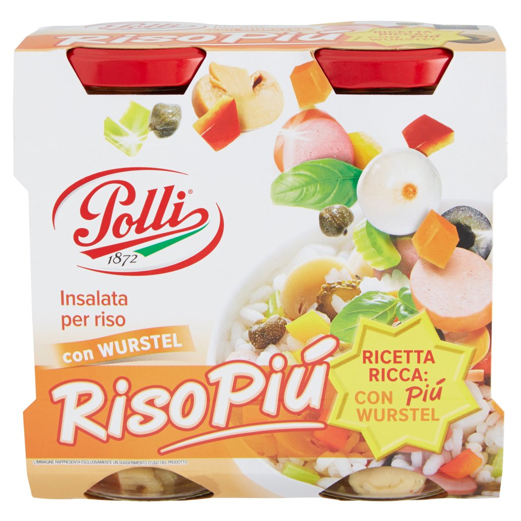 Polli Risopiù con Wurstel Insalata per Riso 2 x 290 g