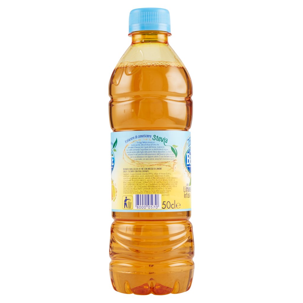 Beltè Zero Thè in Acqua Minerale Naturale con Limone Infuso