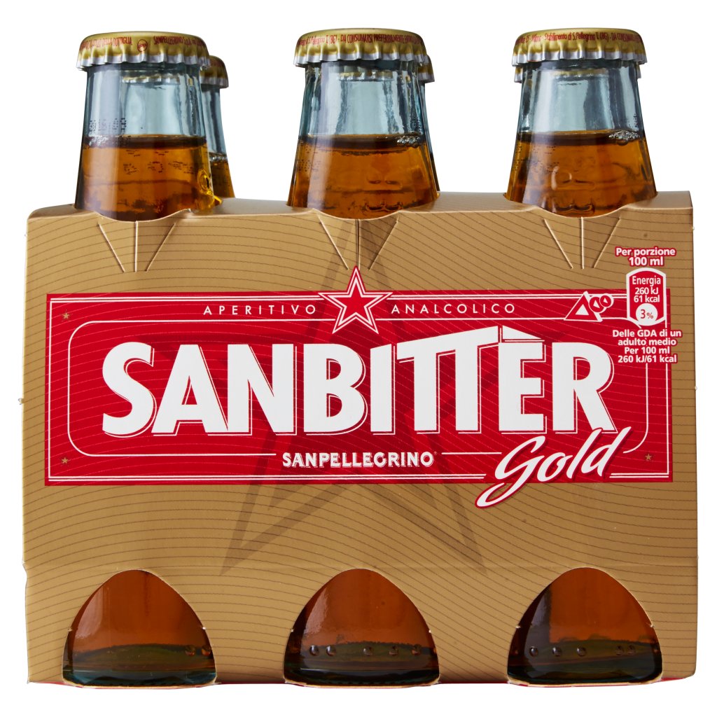 SANBITTÈR  Aperitivo Analcolico GOLD