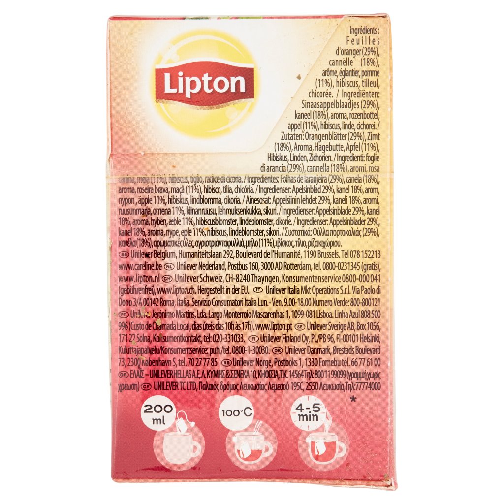 Lipton Infuso Mela & Cannella 20 Filtri