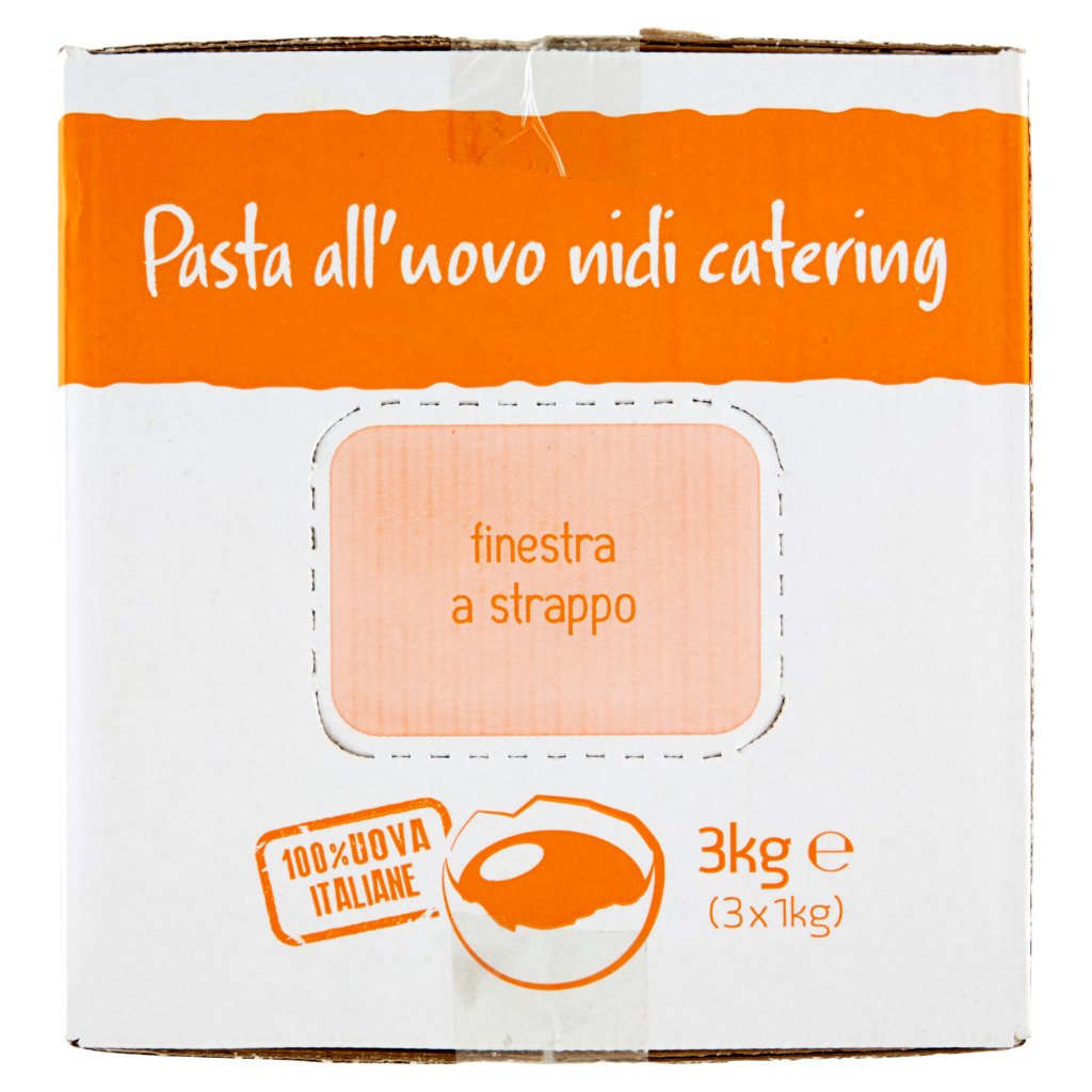 le Mantovanelle Pasta all'Uovo Nidi Catering Frastagliate 6  3 x 1 Kg