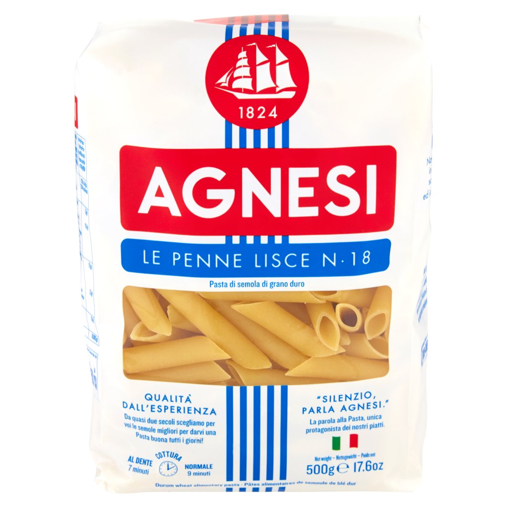 Agnesi Le Penne Lisce N.18