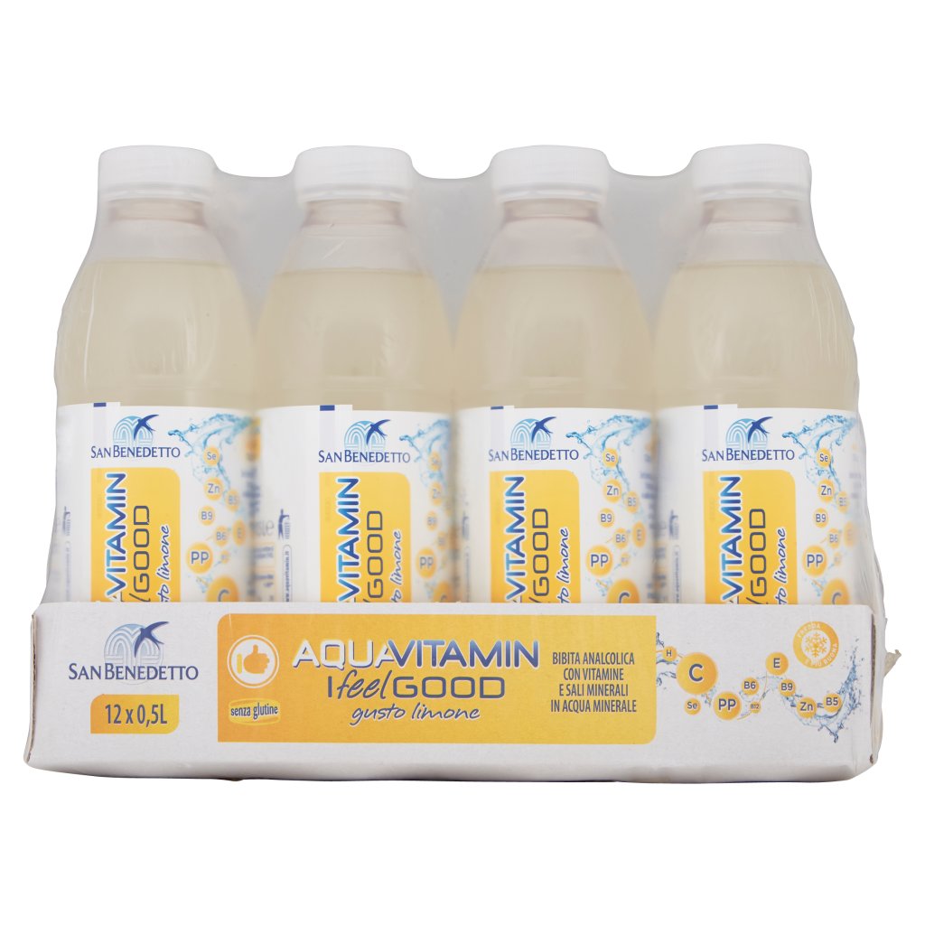 San Benedetto Aquavitamin i Feel Good Gusto Limone 12 x 0,5 l