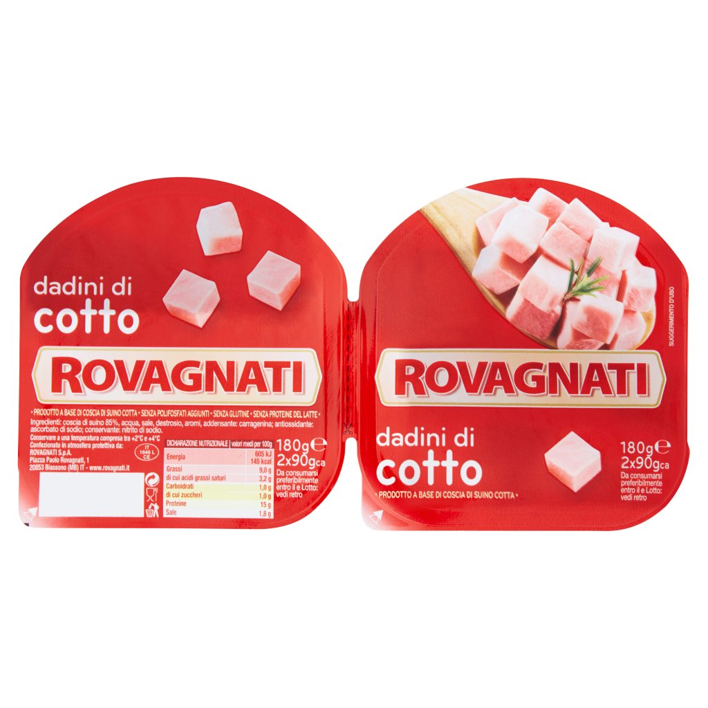 Rovagnati Dadini di Cotto 2 x 90 g