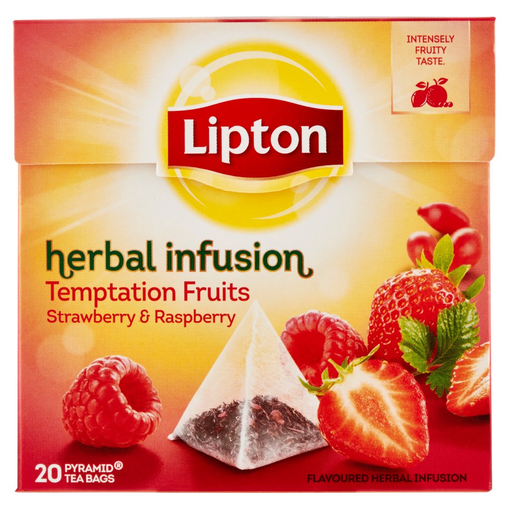 Lipton Infuso Fragola & Lampone 20 Filtri