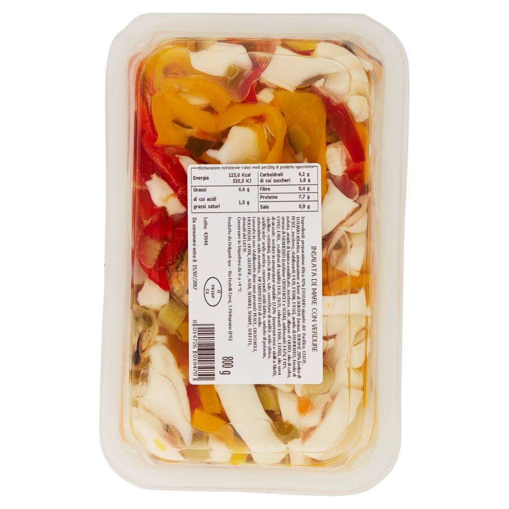 Deligusti Insalata di Mare con Verdure | Supermercato24