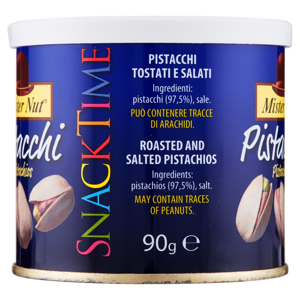 Mister Nut Snack Time Pistacchi Tostati e Salati