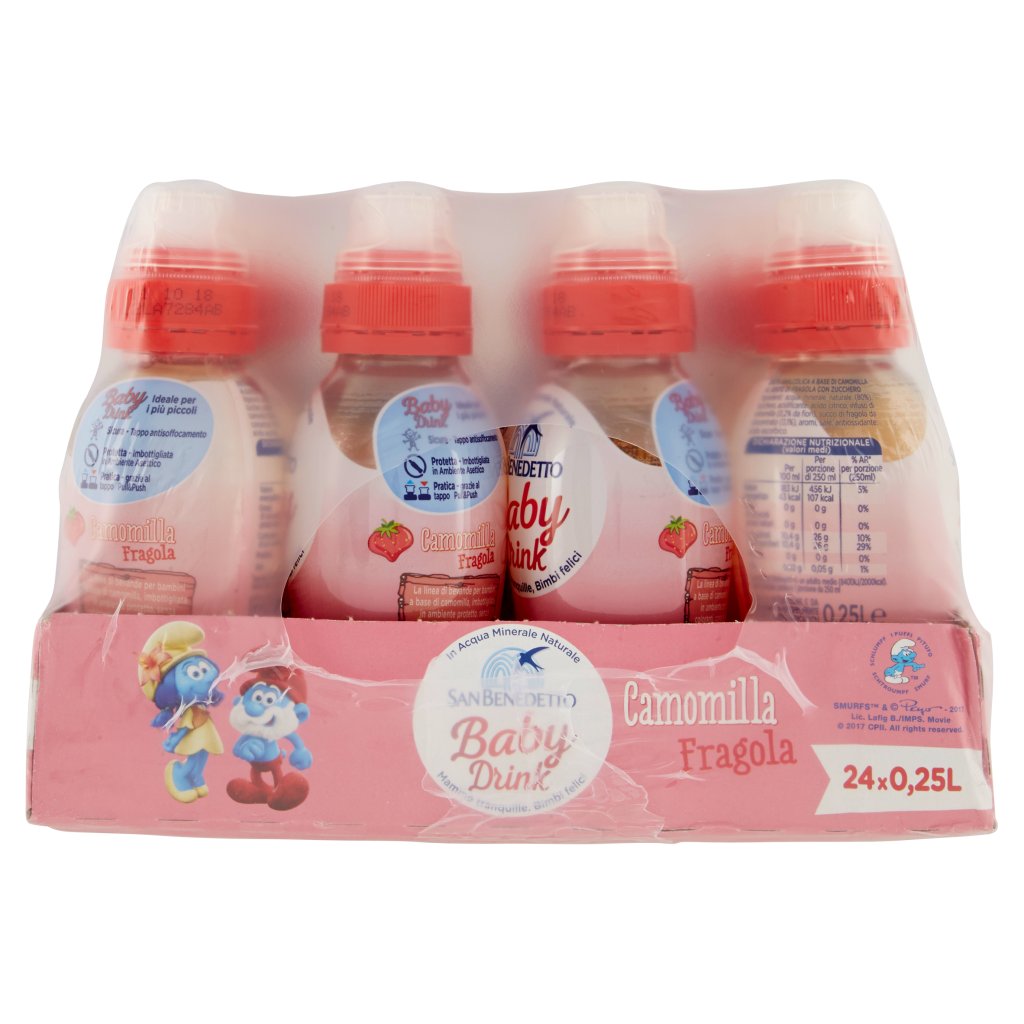 San Benedetto Baby Drink Fragola 0,25l Vassoio