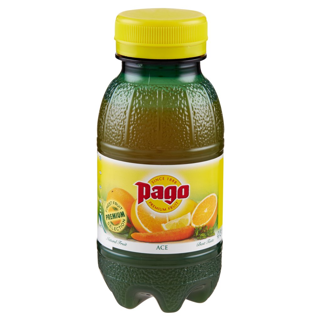 Pago Succo di Frutta, Ace Bottiglia Pet Monodose  20 Cl