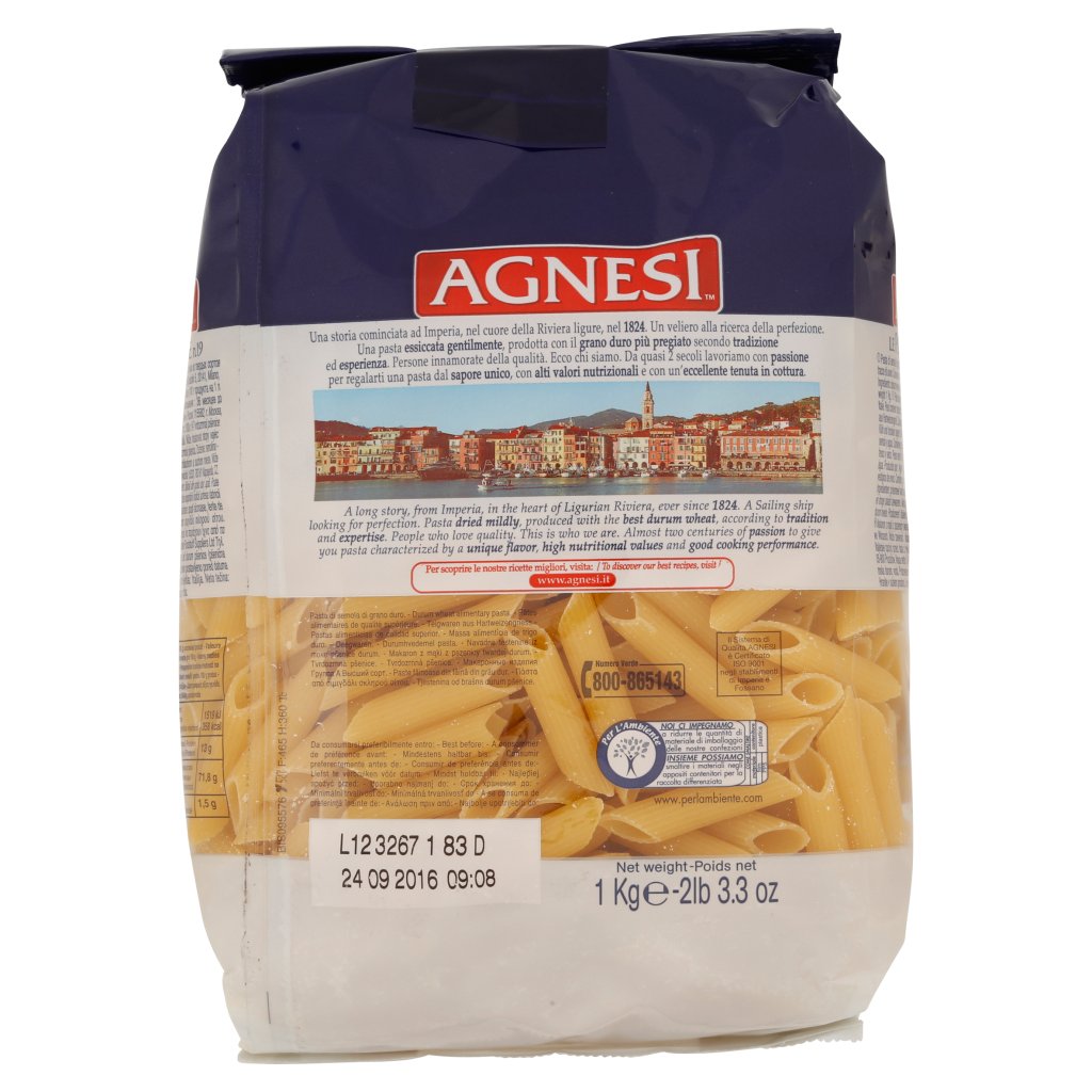 Agnesi Le Penne Rigate N.19 1 Kg