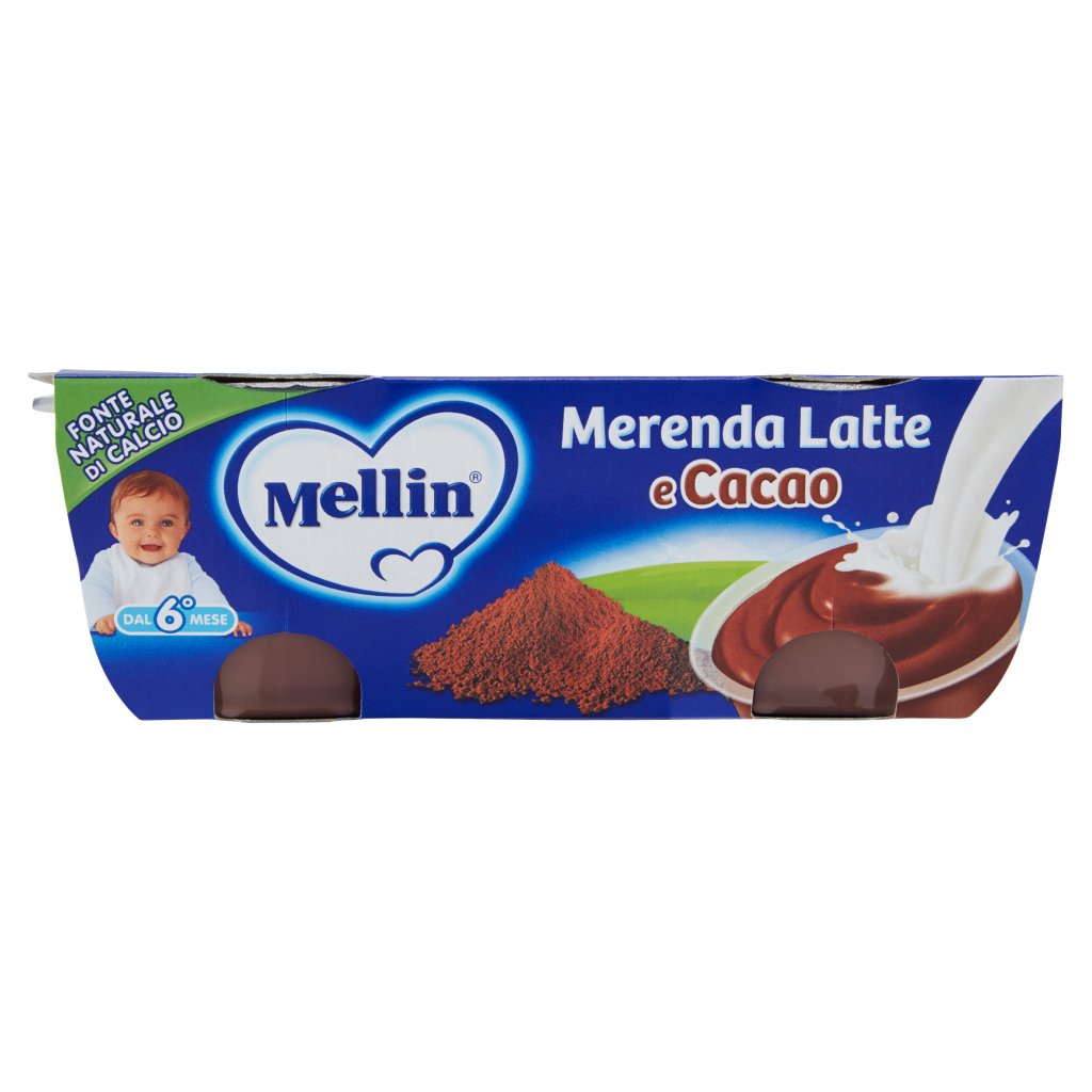 Mellin Merenda Latte e Cacao 2 x 130 g