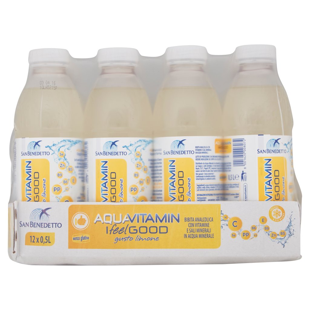 San Benedetto Aquavitamin i Feel Good Gusto Limone 12 x 0,5 l