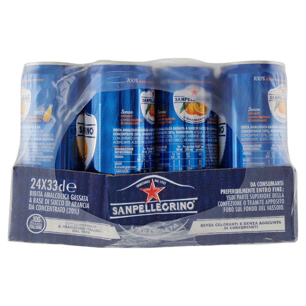 San Pellegrino Aranciata Classica San Pellegrino 24 x 33 Cl