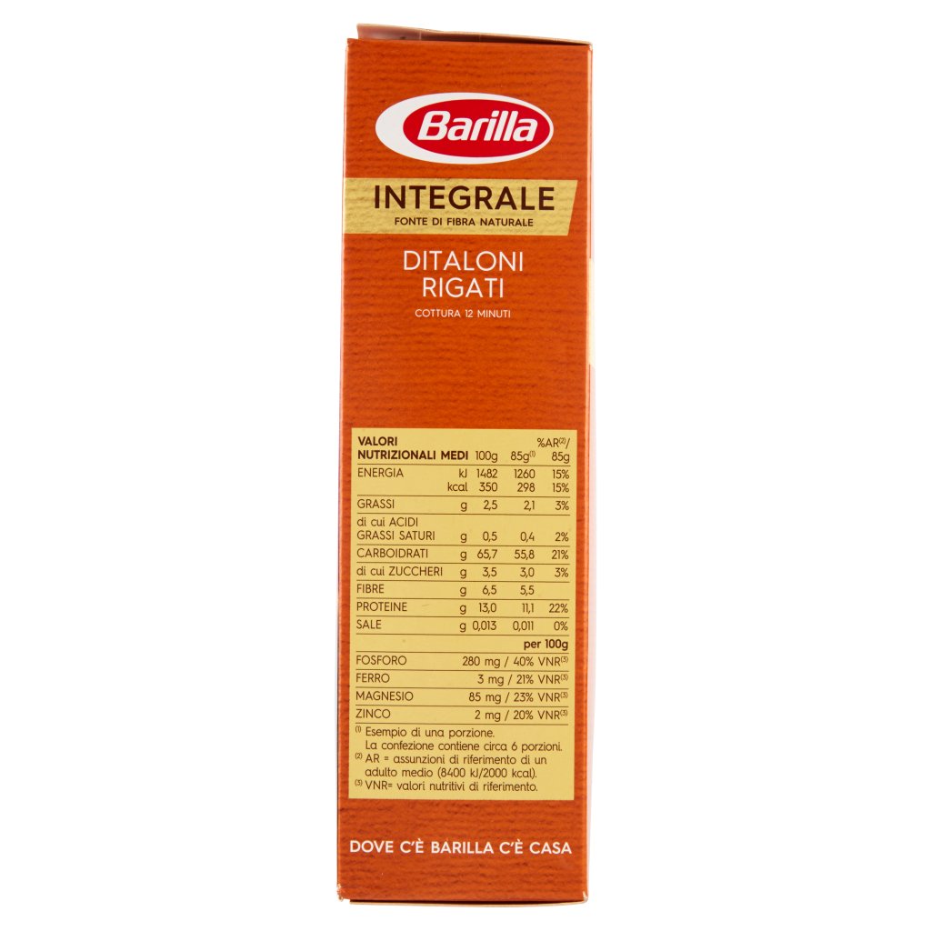 Barilla Integrale Ditaloni Rigati